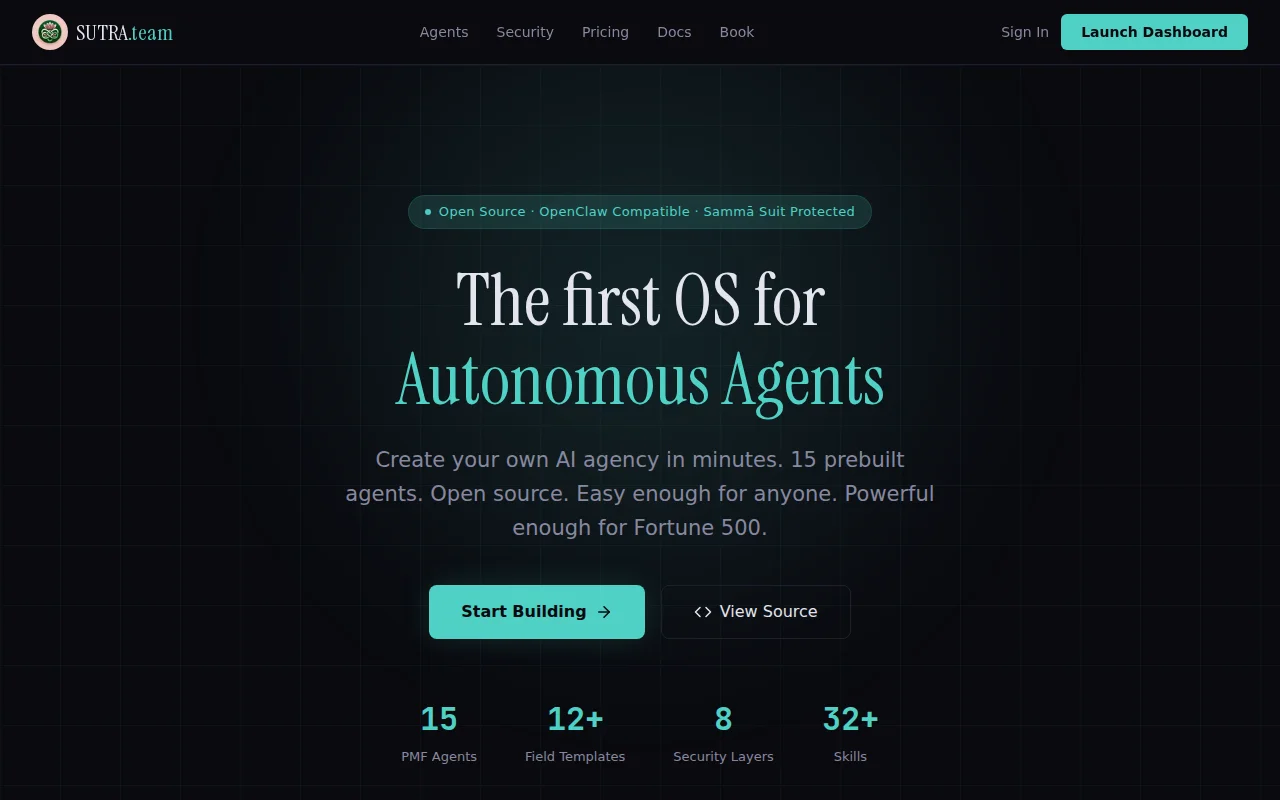 Sutra.team – The First OS for Autonomous Agents