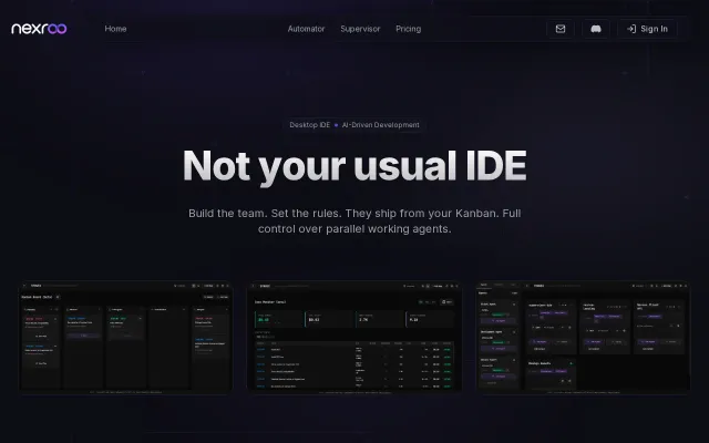 Supervisor IDE: Not your usual IDE, create a team, run tasks flow