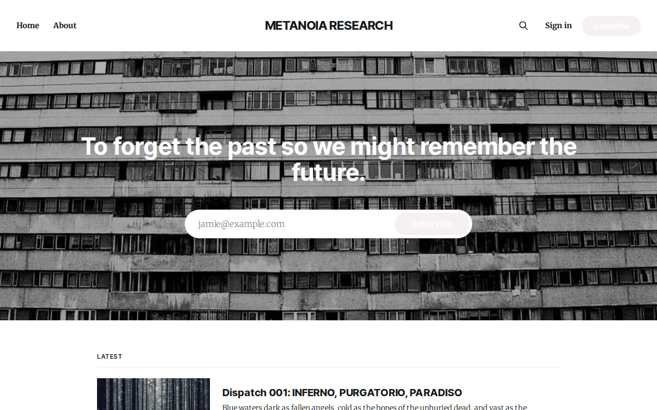 Metanoia Research