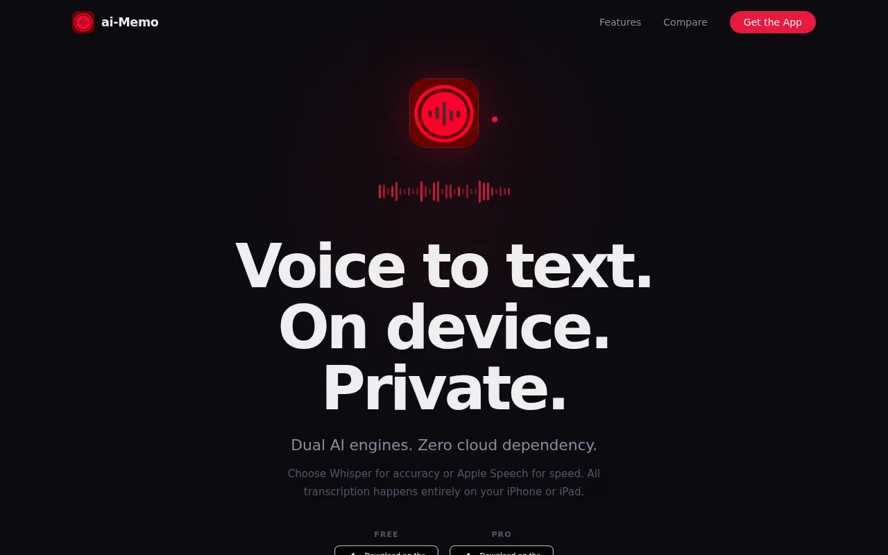 Alpha of a Speech to Text iOS App (Feature Requests Welcome)