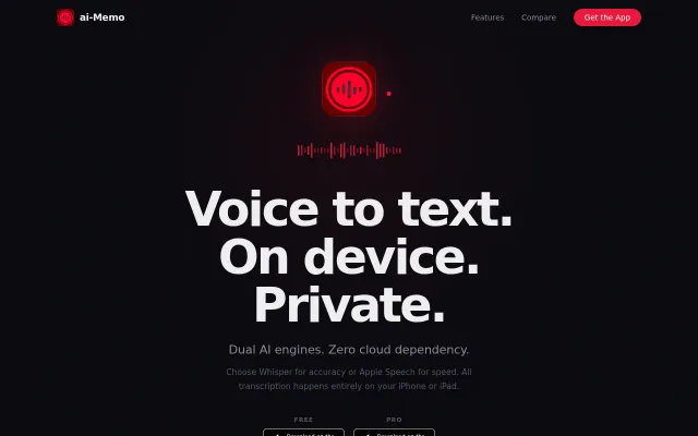 Alpha of a Speech to Text iOS App (Feature Requests Welcome)