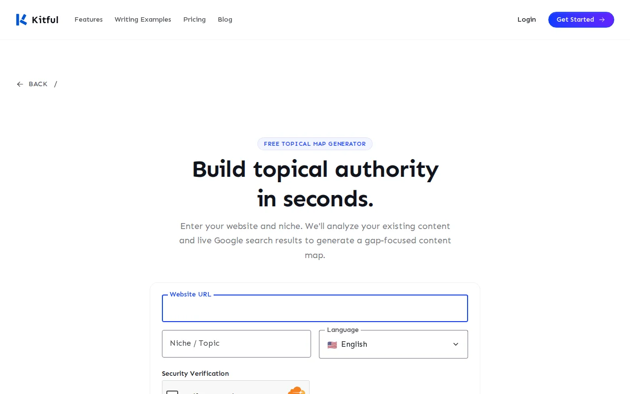 Free Topical Authority Map Generator