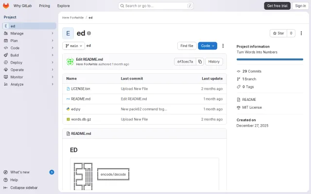 Ed – A modern take on ancient codebook technology