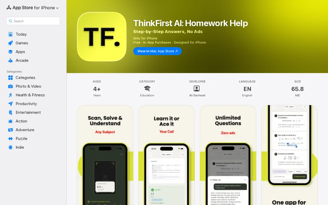 ThinkFirst – The Anti-ChatGPT for Students