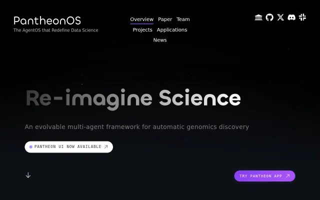 PantheonOS–An Evolvable, Distributed Multi-Agent System for Science