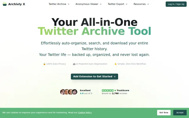 Archilvx-Own your Twitter data because cloud tools will fail you