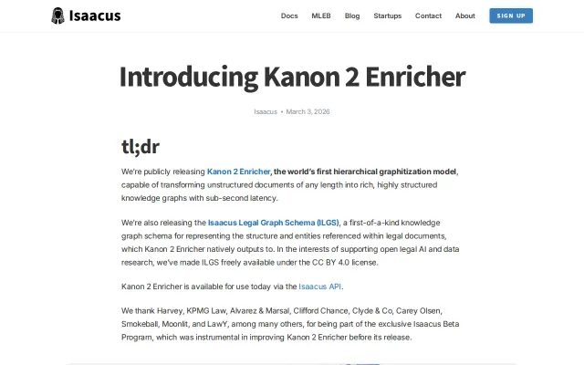 Kanon 2 Enricher – the first hierarchical graphitization model