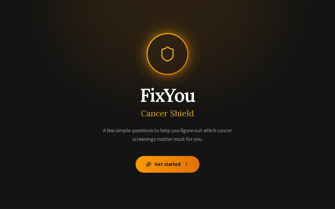 FixYou – AI tool that tells you which cancer screenings you need