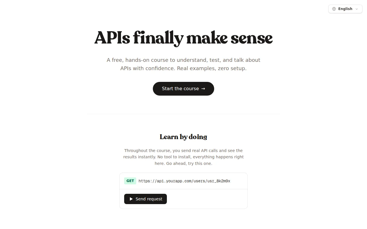 A Free, interactive API course for product managers