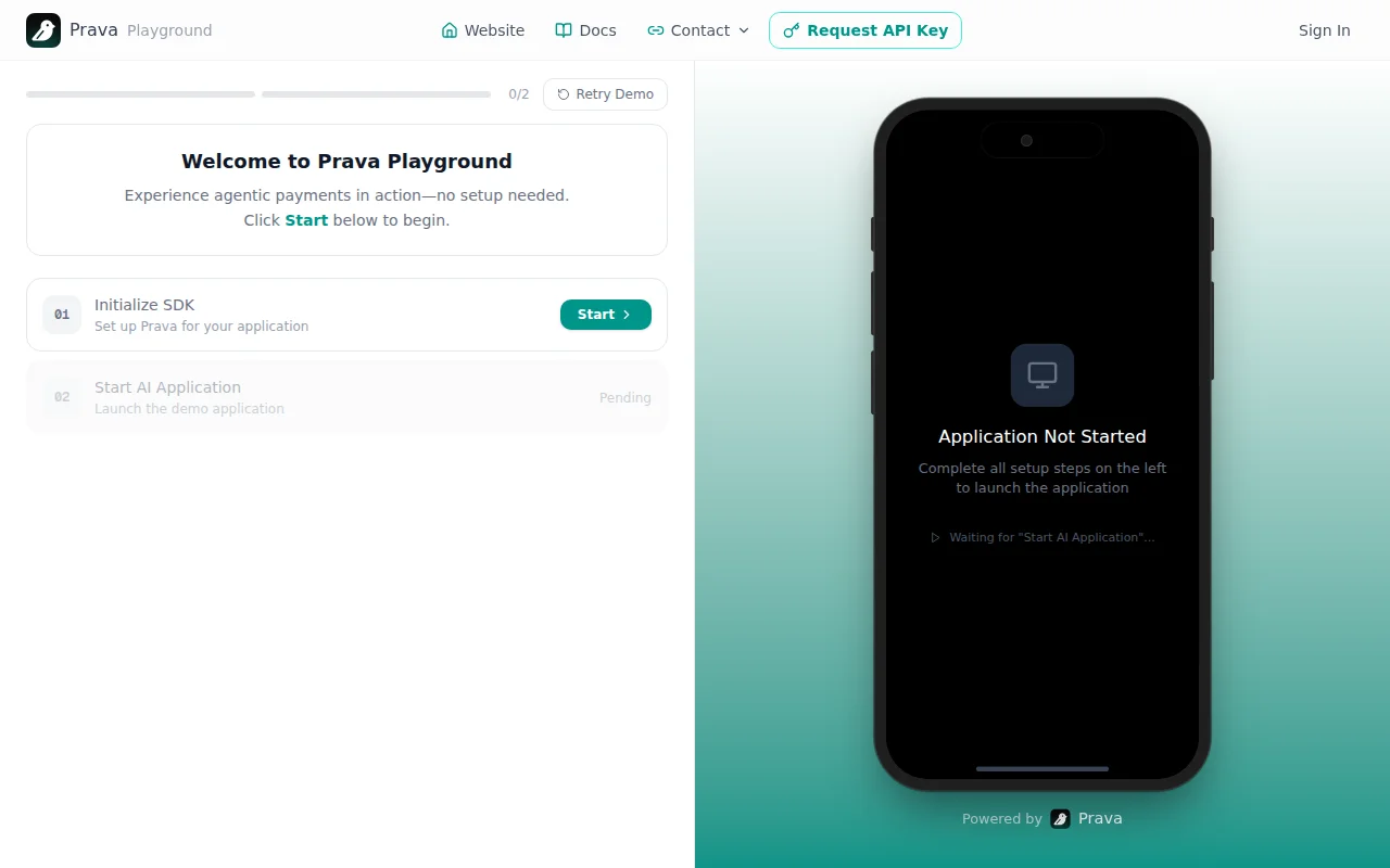 AI making payments with your regular Visa card, securely. Prava