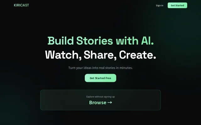 I built a mobile-web AI series generator