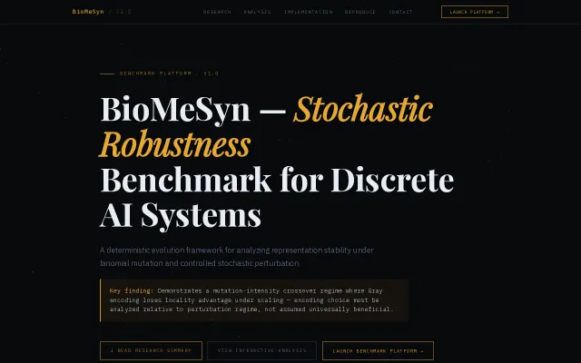 BiomeSyn – a sandbox for long-term artificial evolution