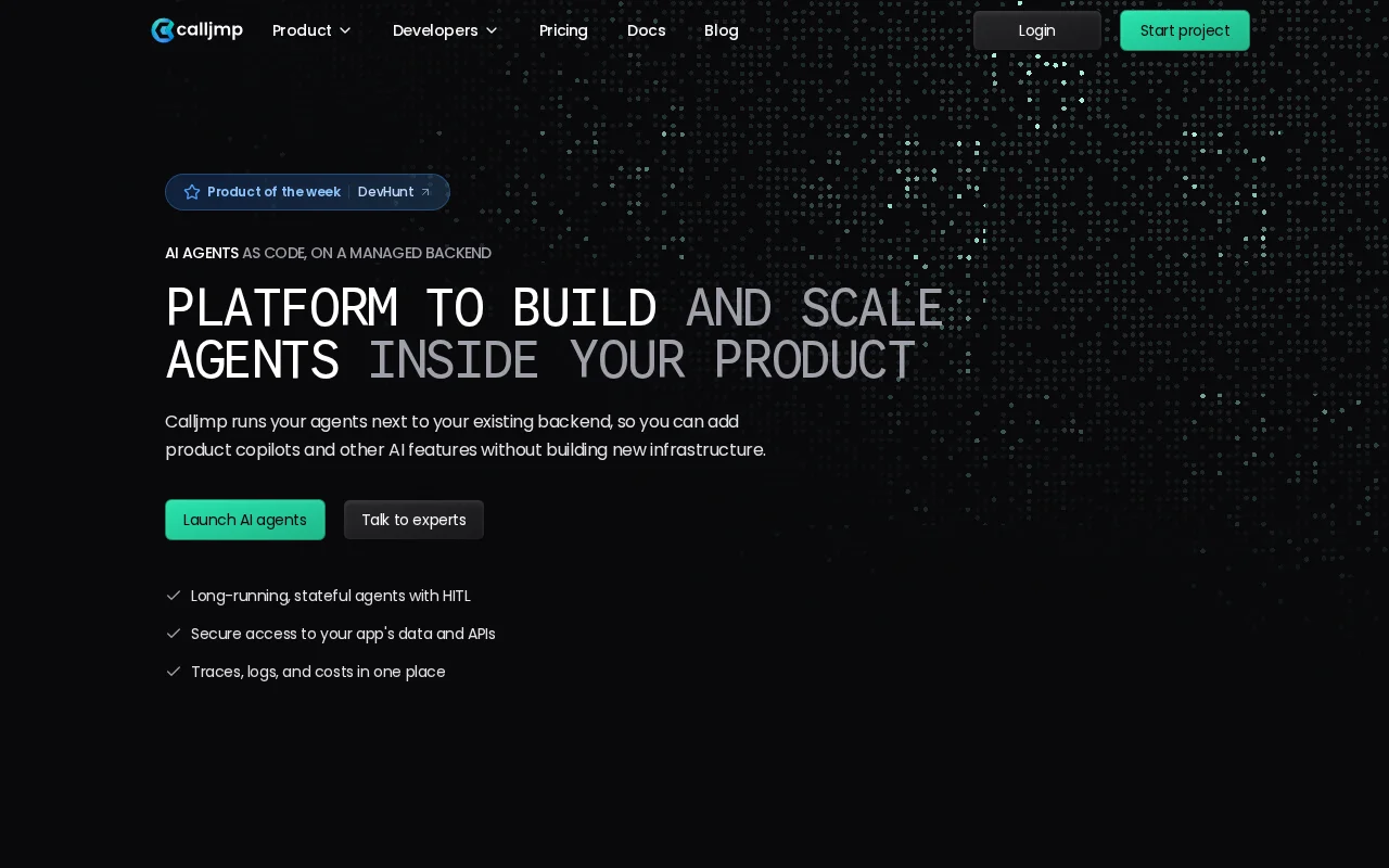 Calljmp – Build AI agents that survive server restarts and API timeouts