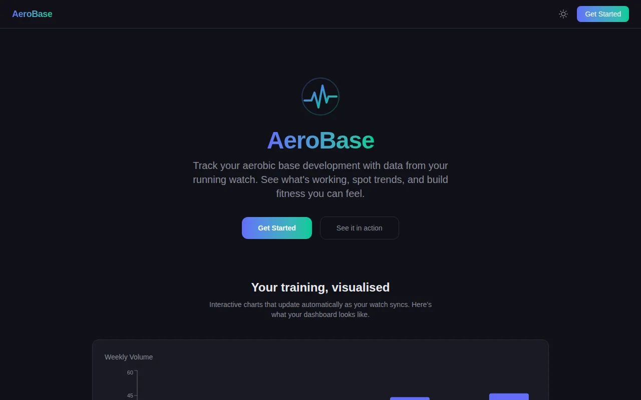 AeroBase – aerobic base tracking for Garmin runners
