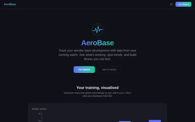 AeroBase – aerobic base tracking for Garmin runners