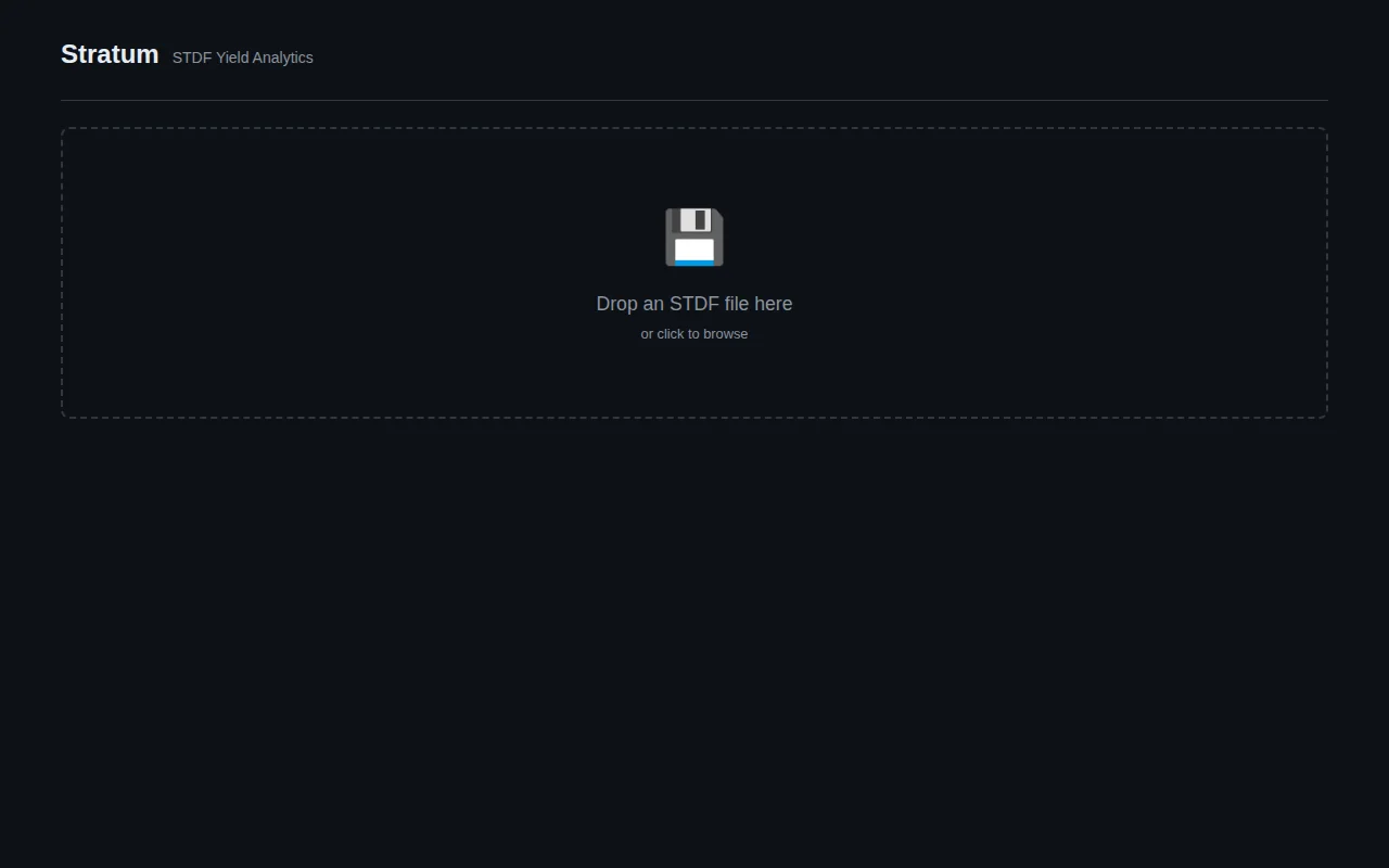 STDF yield analytics in the browser, data never leaves your machine