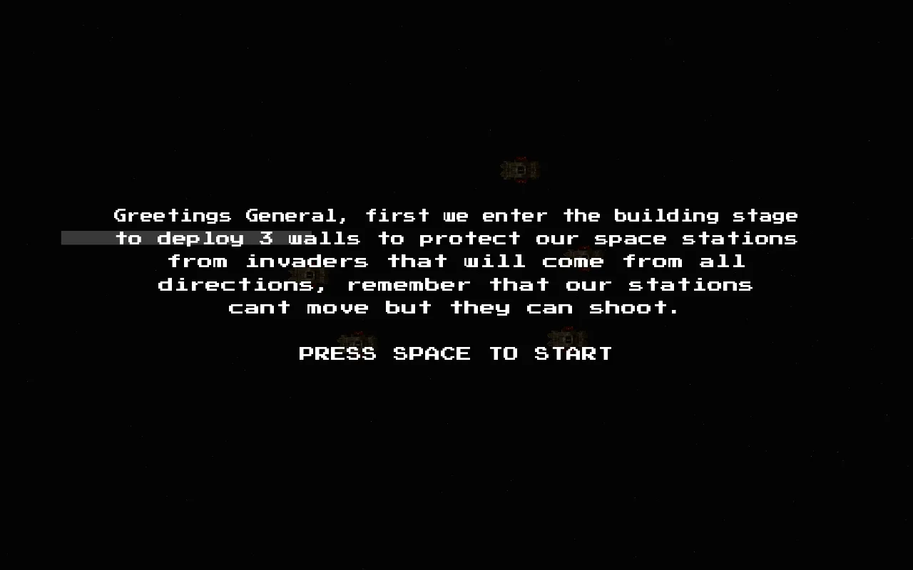 SpaceWalls. A tiny game inspired by snake, asteroids and tower defense