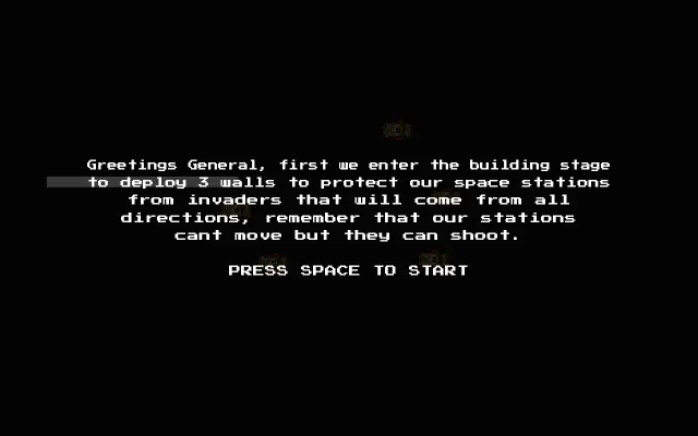 SpaceWalls. A tiny game inspired by snake, asteroids and tower defense