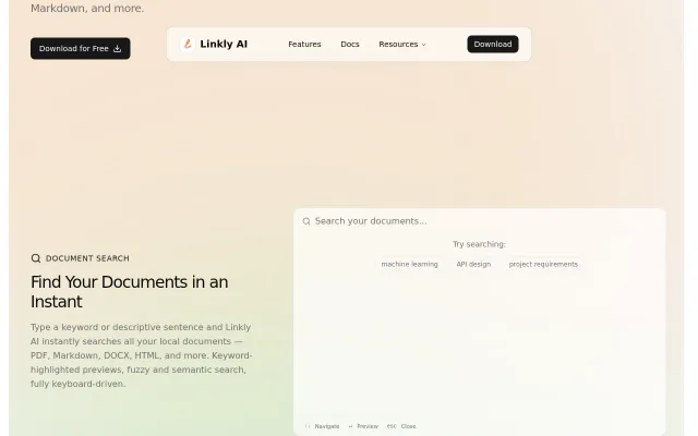 Linkly AI – Spotlight for AI Agents