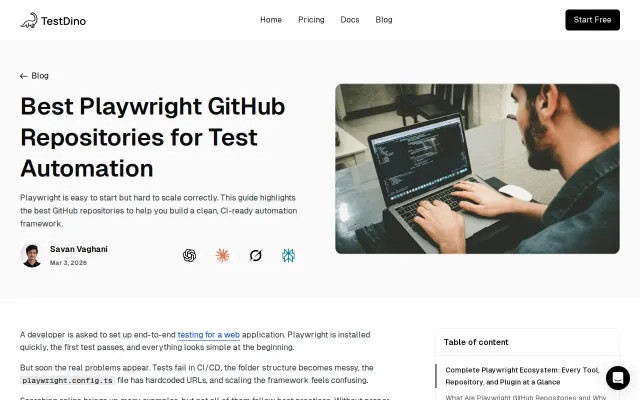 The Playwright GitHub Repositories Worth Studying