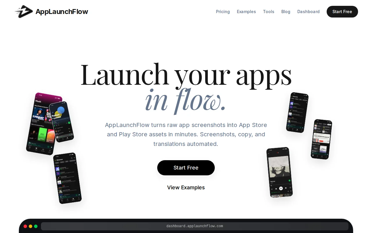 AppLaunchFlow: AI tool that turns app screenshots into marketing assets