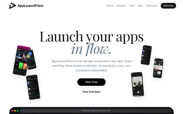 AppLaunchFlow: AI tool that turns app screenshots into marketing assets