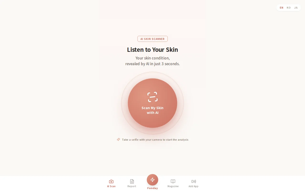 Free AI skin analyzer – Baumann type and 10 skin scores from a selfie