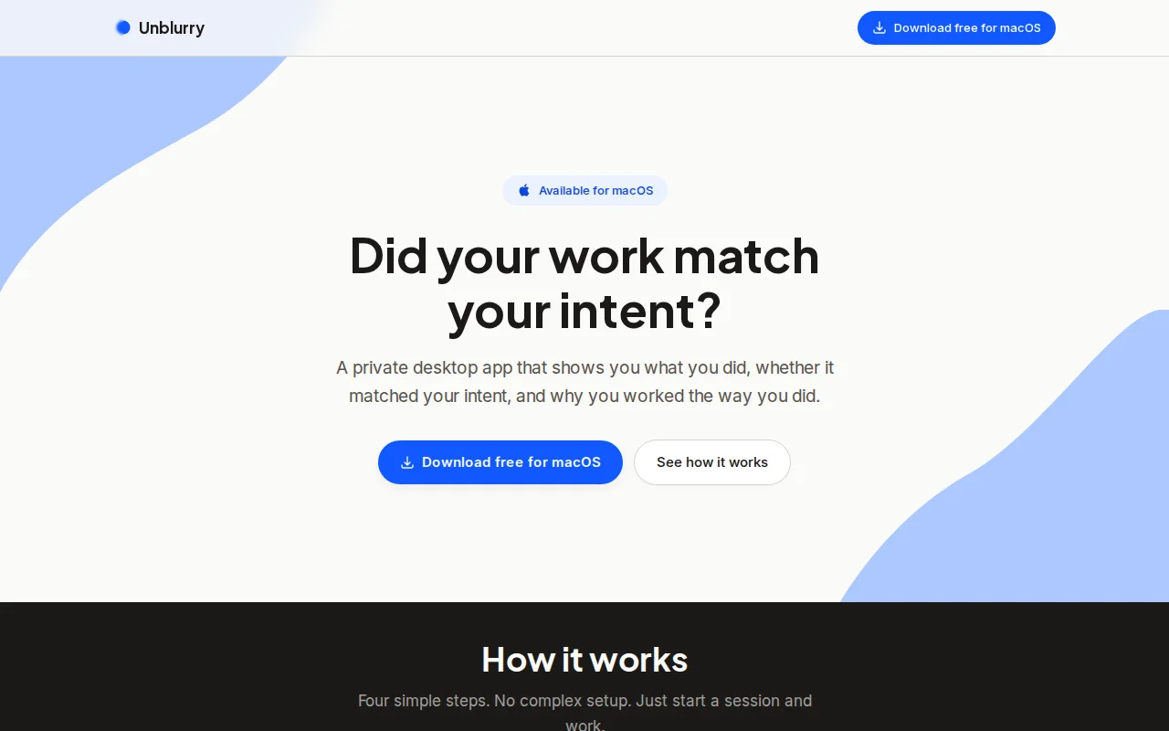 Unblurry – Your memory lies about how you work