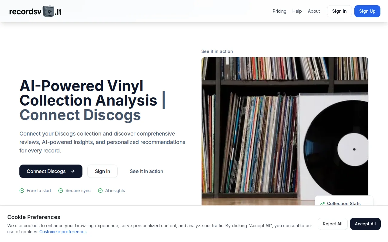 I built an AI tool that analyzes your Discogs vinyl collection