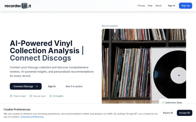 I built an AI tool that analyzes your Discogs vinyl collection