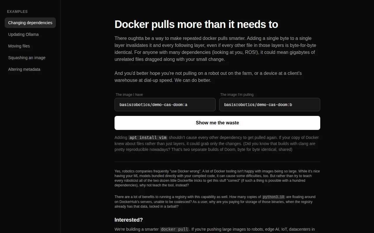 Docker pulls more than it needs to - and how we can fix it