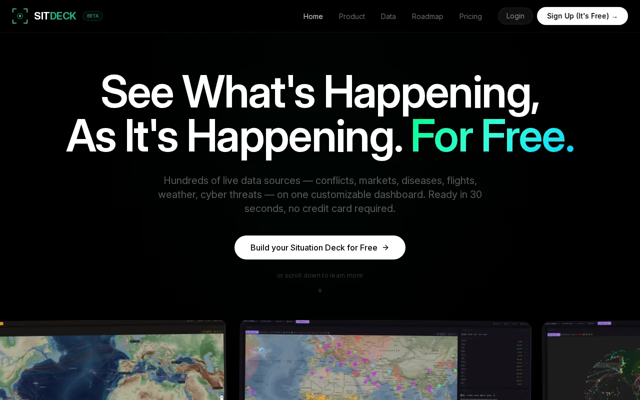Check out my new project – SitDeck