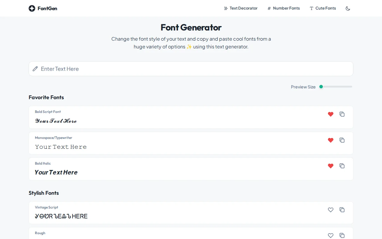 A tool to make your text look fancy anywhere with Unicode