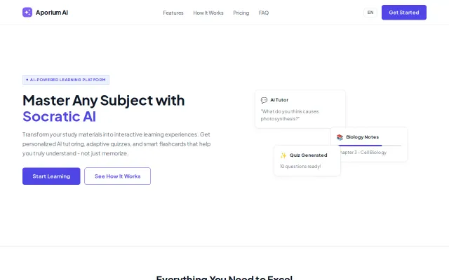 Aporium AI – a study app that refuses to give you answers