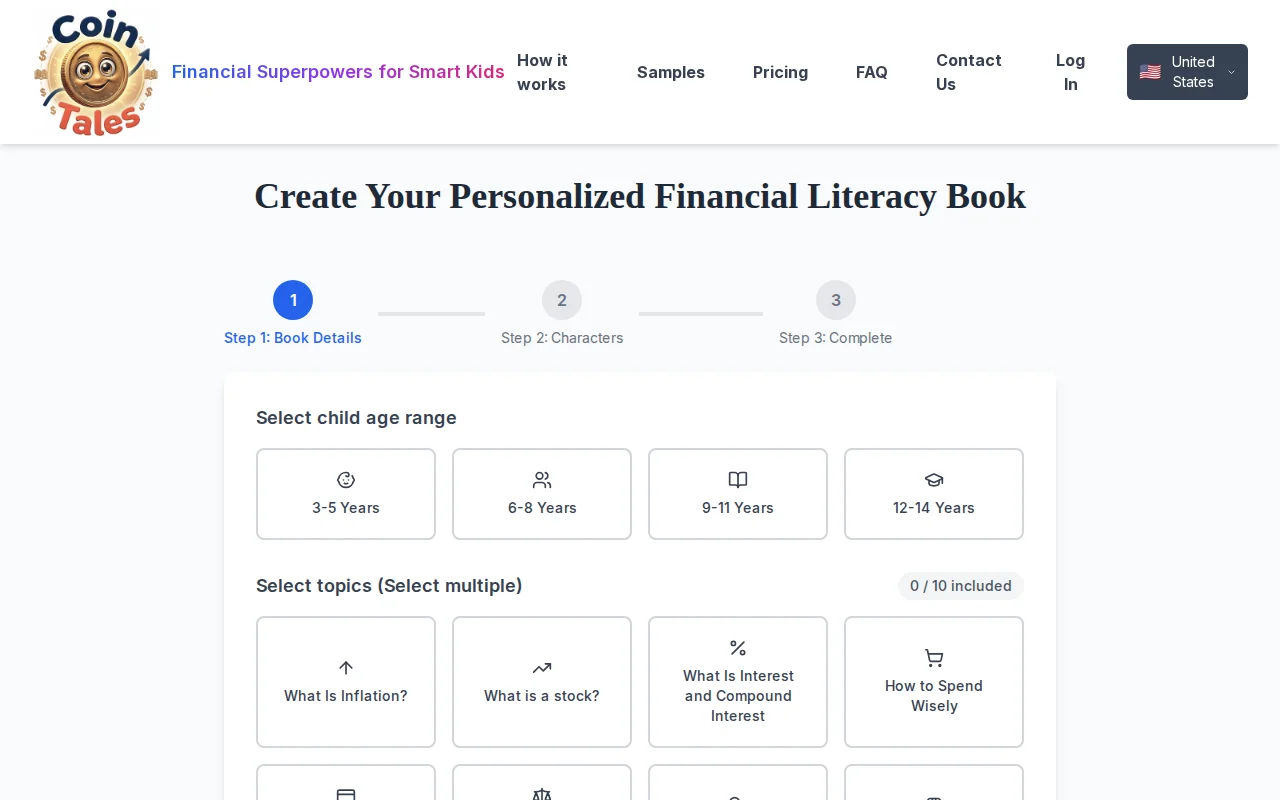 Personalized financial literacy book for your kid