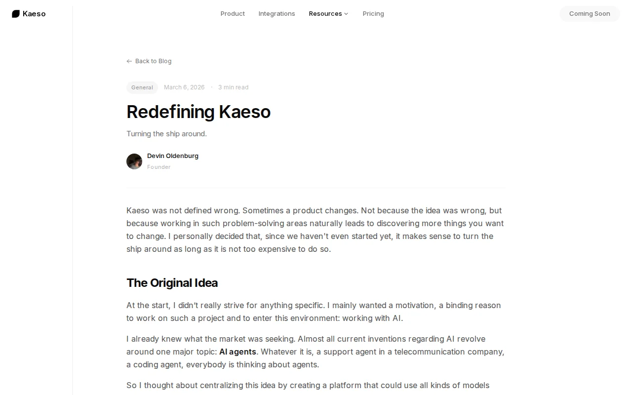 Kaeso: an OAuth hub for AI agents