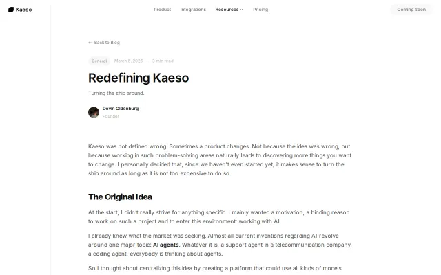 Kaeso: an OAuth hub for AI agents