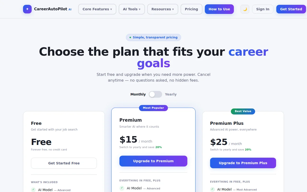 Career AutoPilot – AI guidance for navigating your career