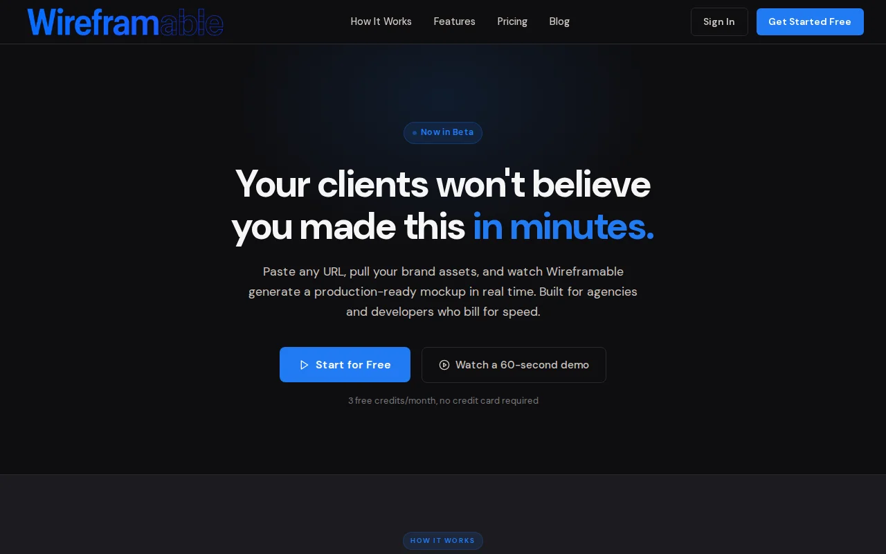 Wireframable – Generate wireframes from any website URL