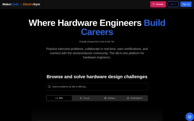 Show HN : A LeetCode for Hardware Engineers (RTL, Circuits, Embedded C)