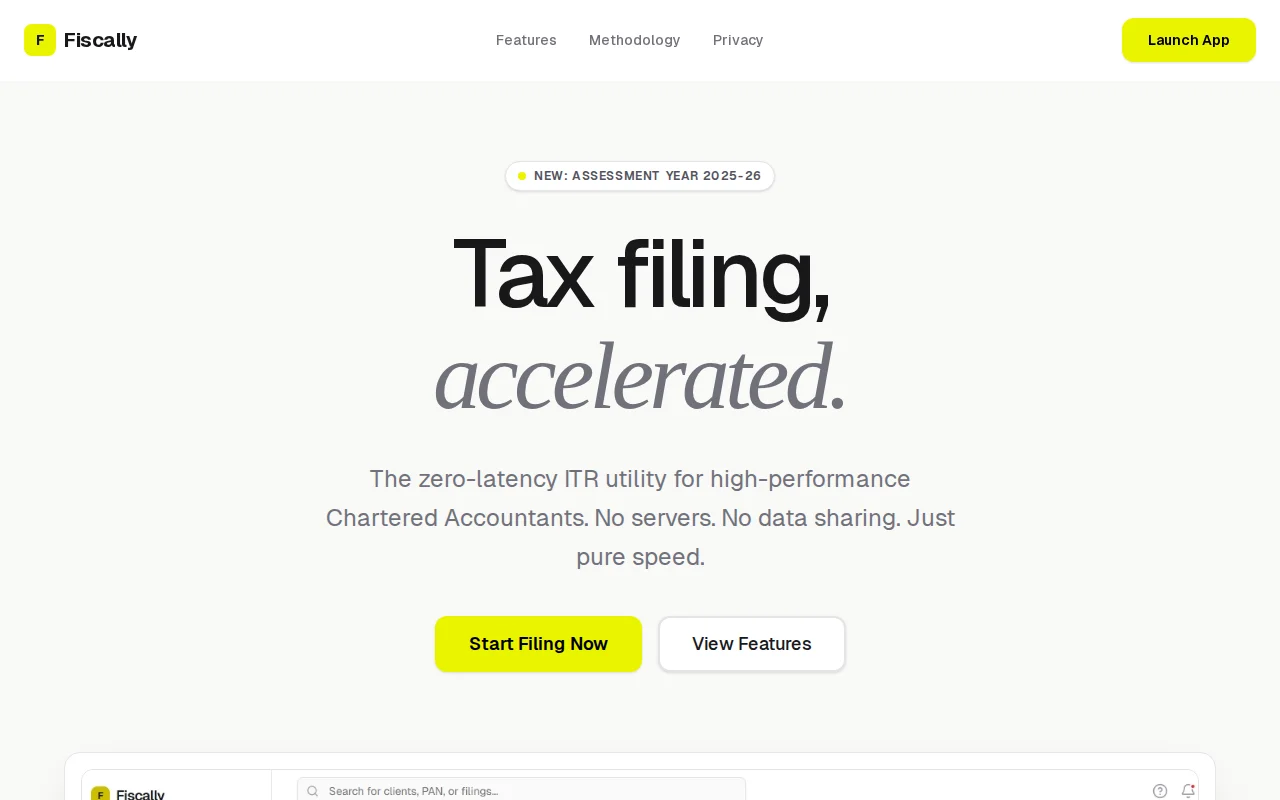 File Indian income tax from the browser. No signup, privacy first