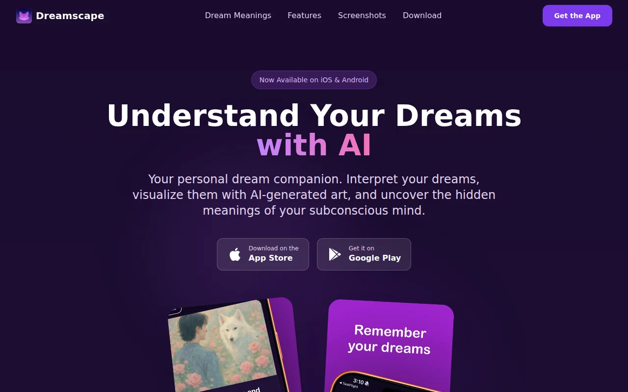 Dreamscape – Dream meanings, illustrations, journaling