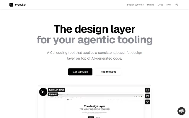 Typeui.sh – generate skill files for design system specifications