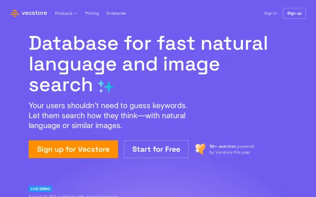Search 10k paintings by describing them in plain English