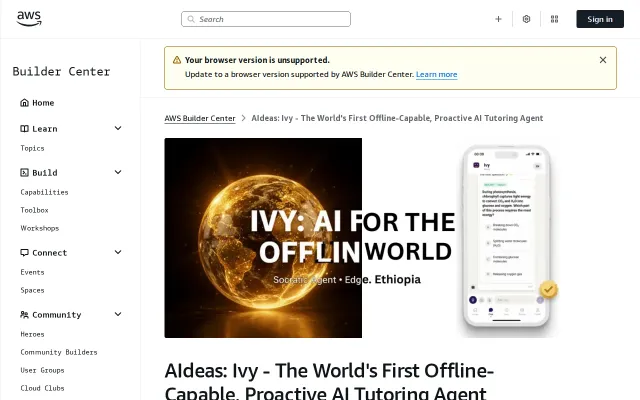 Ivy – the first proactive, offline AI tutor