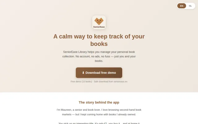 I built a simple book tracker because I kept buying books I owned