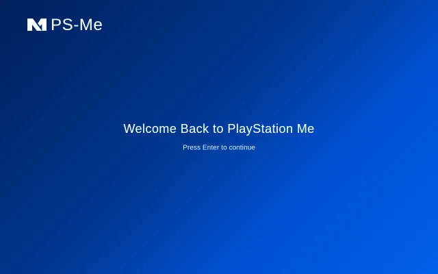 A PS4-inspired portfolio UI (requires laptop or larger screensize)