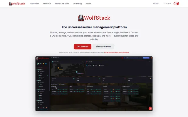 WolfStack – Proxmox-like server management in a single Rust binary