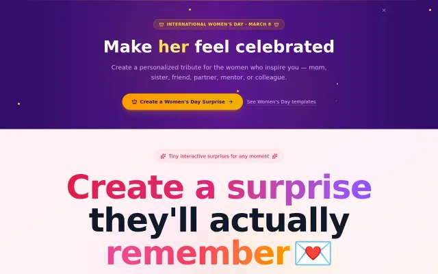 HugNote – send someone a tiny surprise message
