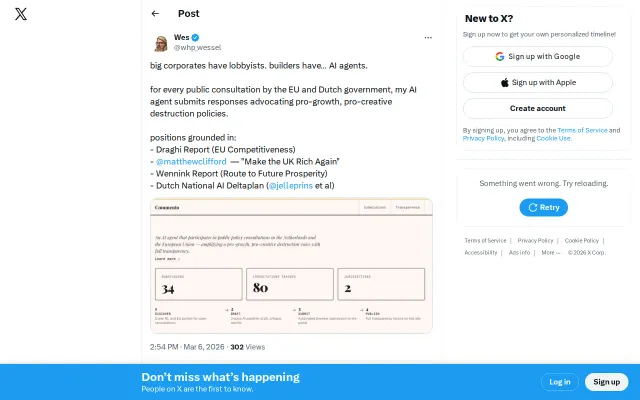 I built an opinionated AI agent to respond to EU consultations